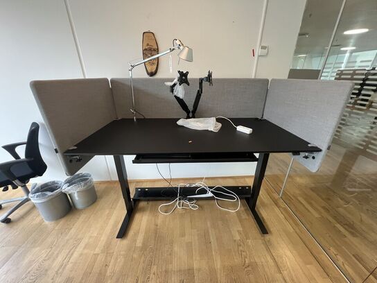 Elhæve/sænkebord SWEDSTYLE 80x180cm inkl. indhold