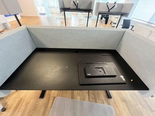 Elhæve/sænkebord DUBA-B8 80x180cm inkl. indh. & 27" LENOVO skærm