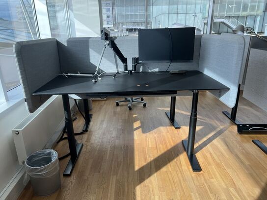 Elhæve/sænkebord DUBA-B8 80x180cm inkl. indh. & 27" LENOVO skærm