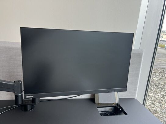 Elhæve/sænkebord DUBA-B8 80x180cm inkl. indh. & 2 stk. 24/27" skærme