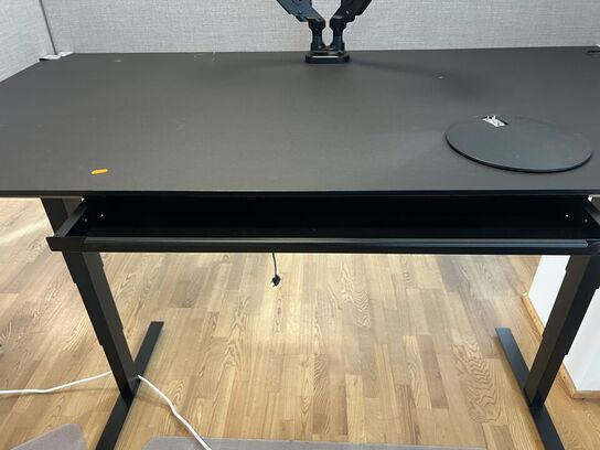 Elhæve/sænkebord SWEDSTYLE 80x180cm inkl. indhold