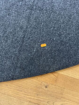 Rundt gulvtæppe ca. Ø300 cm