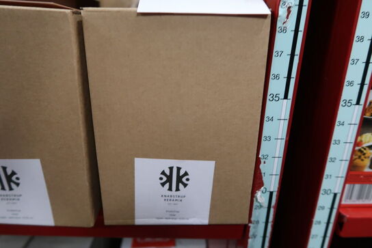 Knabstrup Keramik Ripple vase mørkeblå H20 cm