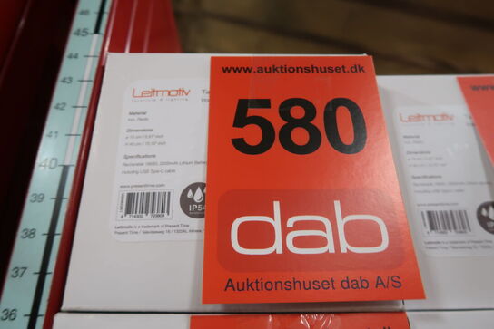 Genopladelig - Ude/ Inde Lampe Sort