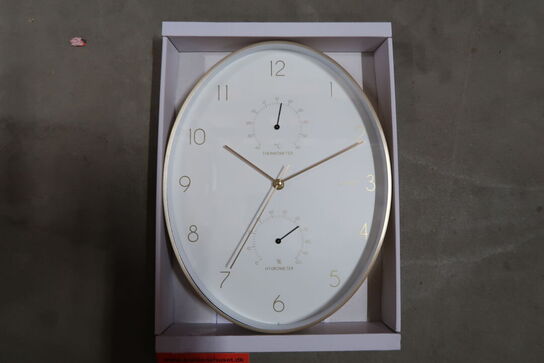 Vægur aluminium 34,5 x 27,1 cm