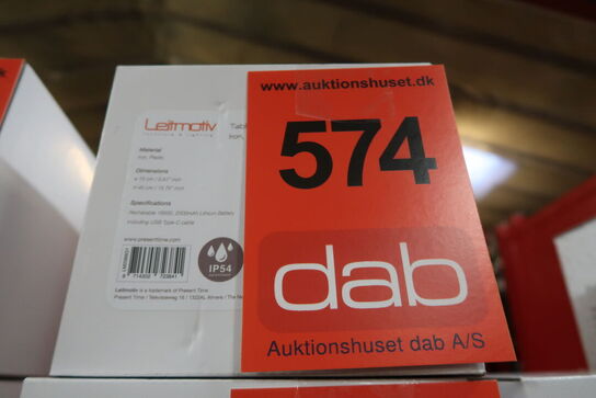 Genopladelig - Ude/ Inde Lampe Grå