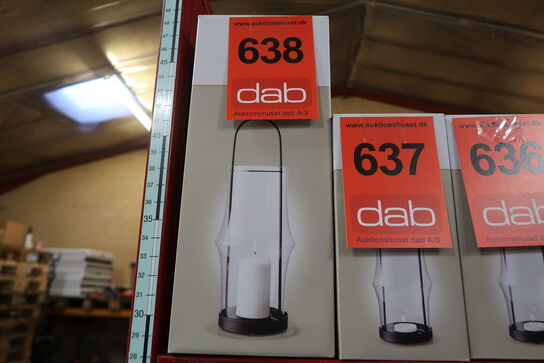 Holmegaard ARC lanterne stor klar H39 cm