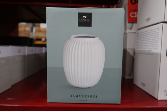 Kähler Hammershøi vase hvid 20 cm