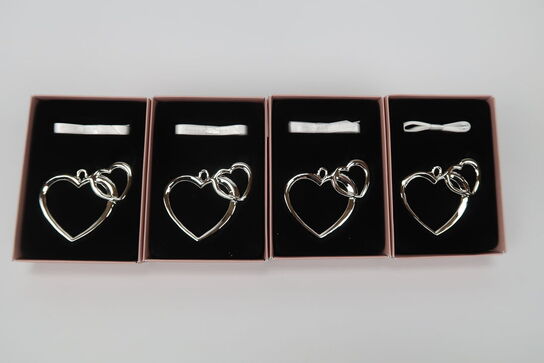 4 stk. Rosendahl mors dag-hjerte 2023 H6 cm