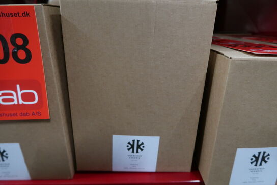 Knabstrup Keramik Ripple vase mørkegrøn H27 cm