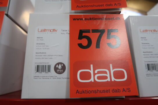 Genopladelig - Ude/ Inde Lampe Grå