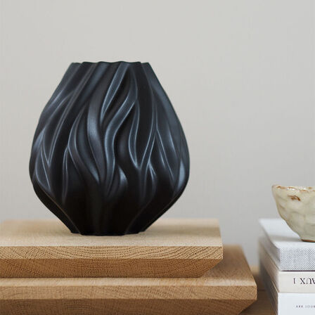 Morsø Flame vase sort 15 cm