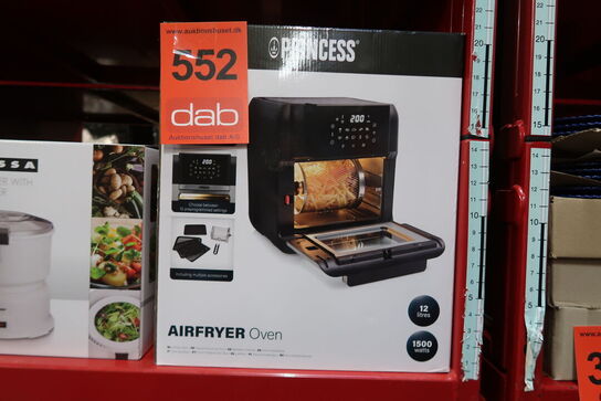 Princess 183032 airfryer oven 12 liter 1500 watt