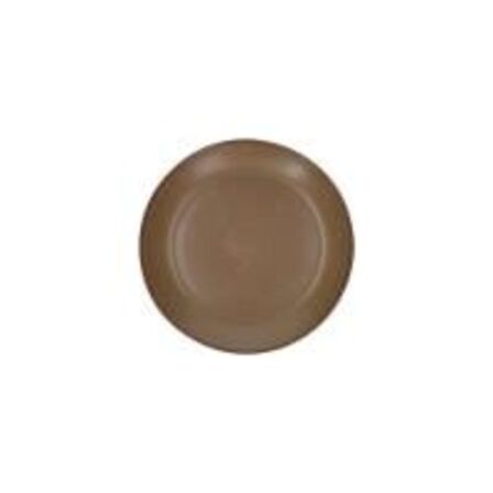 12 stk. Tallerken coupe brun 210 mm Terracotta