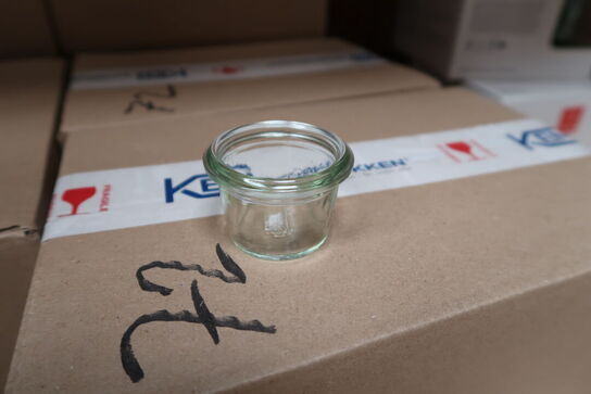 432 stk. Patentglas 3,5 cl u/låg Diam 40 mm Weck