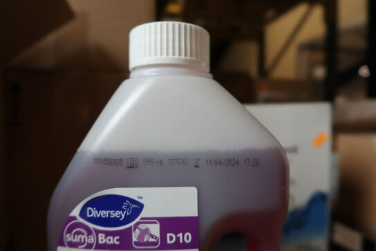 6 stk. Suma Bac D10 2 ltr Diversey UN3267