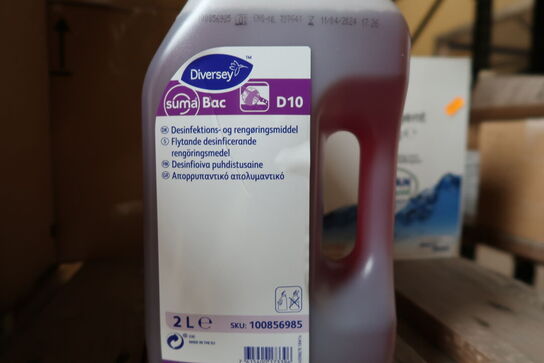 7 stk. Suma Bac D10 2 ltr Diversey UN3267