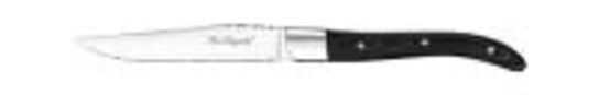 24 stk. Steakkniv sort træskaft L227 mm Lou Laguiole