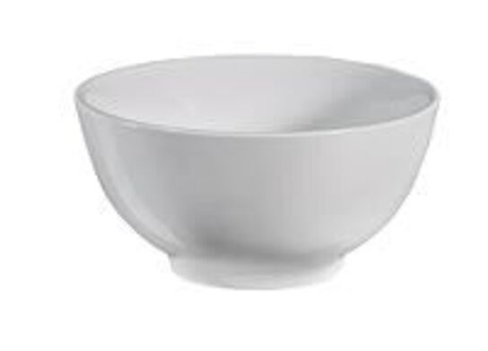 51 stk. Skål rund 150 mm 50 cl hvid porcelæn