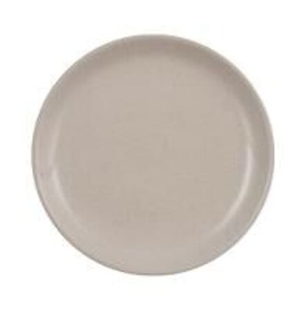 36 stk. Tallerken stentøj råhvid 160 mm Rustik