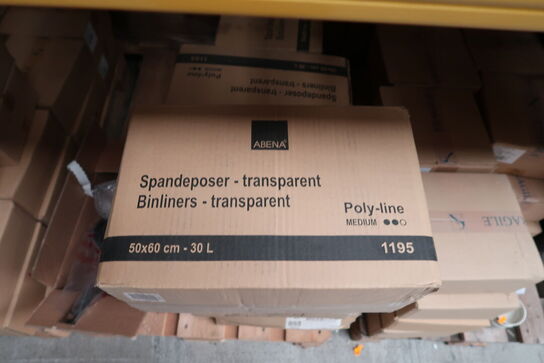 2 stk. Spandeposer klar 30 ltr 28 ruller af 50 stk pr kasse