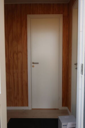 Pavillion indrettet som mandskabsvogn m. toilet & bad