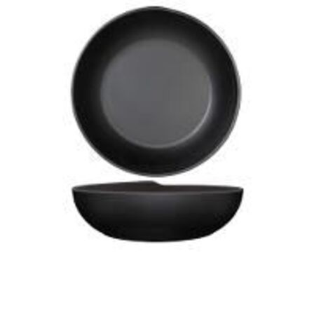 4 stk. Skål melamin mat sort 280 mm 2,6 ltr Copenhagen
