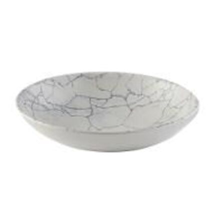 12 stk. Tallerken coupe dyb lys blå 248 mm Kintsugi Churchill