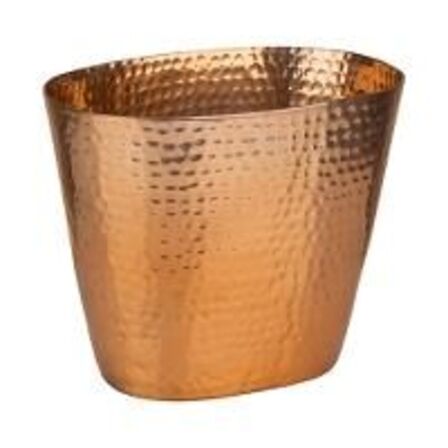 6 stk. Vinkøler hammeret kobber look 2,1 ltr