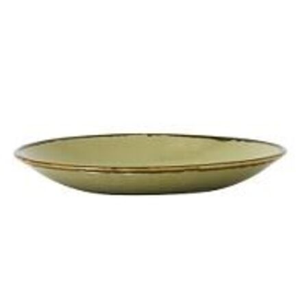12 stk. Tallerken dyb green 255 mm Harvest Dudson