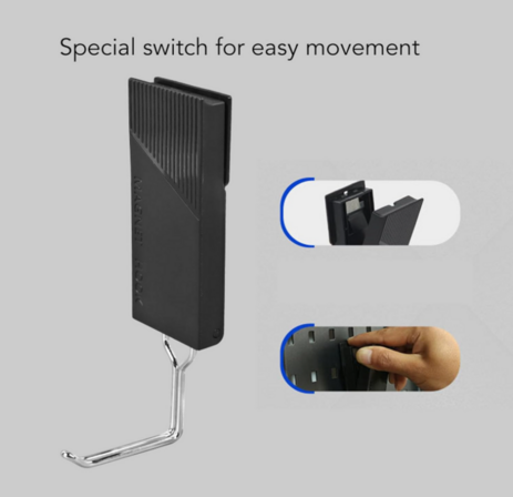 4 stk. Magnetisk krog MH1-S – enkelt krog med 12 kg trækkraft