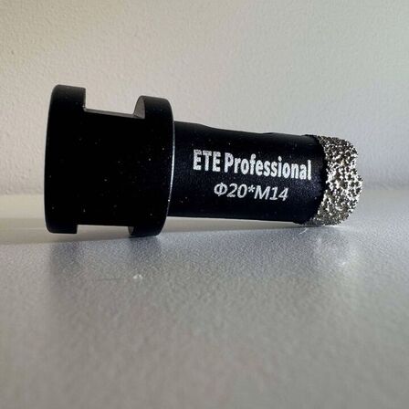 2 stk. ETE Professionel Diamantboremaskine 20Ø M14