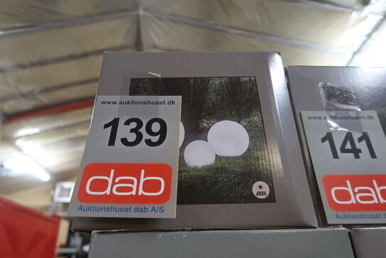 Cozzy 3-Pak Udendørs Solcelle Led Lyskugler - Hvid  