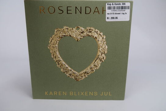 4 pk. Rosendahl Karen Blixens jul - forgyldt