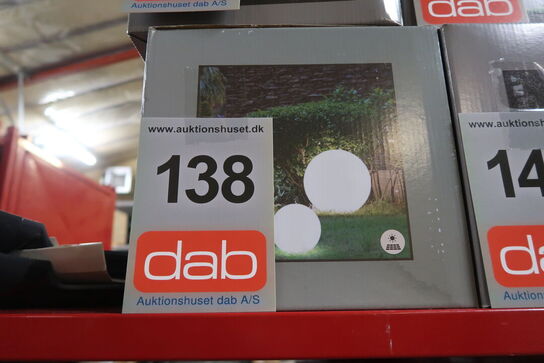 Cozzy 3-Pak Udendørs Solcelle Led Lyskugler - Hvid  