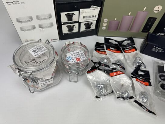 Stort parti handelsvarer 