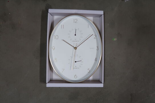 Vægur aluminium 34,5 x 27,1 cm