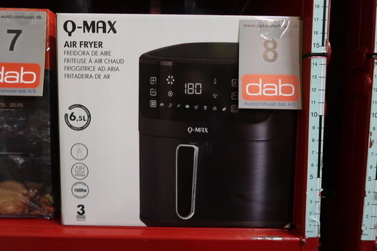 Q-Max digital airfryer 6,5 liter