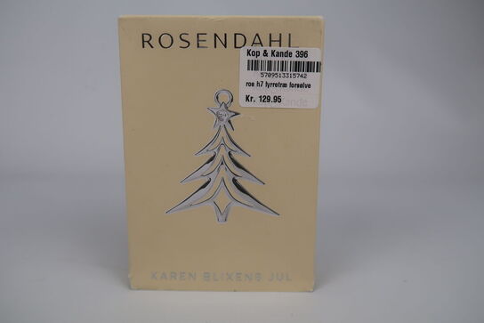 5 pk. Rosendahl Karen Blixen Juleophæng - Englepige på cykel