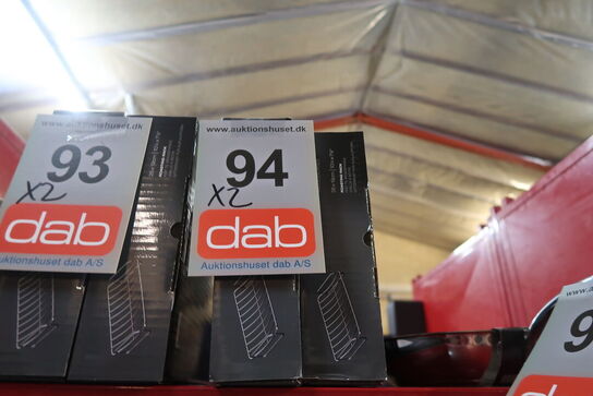 2 stk. Scanpan rist 26X19 cm til bradepande 34X22 cm