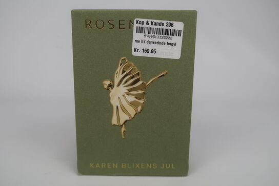 4 pk. Rosendahl Karen Blixens jul - forgyldt