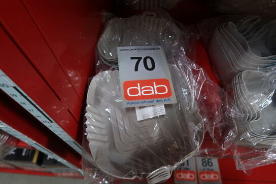 6 pk. Airfryer silikoneforme 2 stk. firkantet