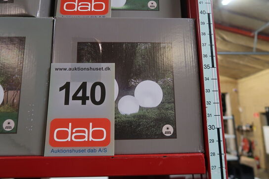 Cozzy 3-Pak Udendørs Solcelle Led Lyskugler - Hvid  