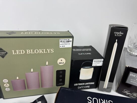 Stort parti handelsvarer 