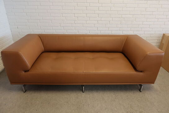 Delphi Sofa 205x85cm Læder Max91, Nutshell