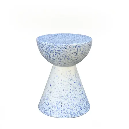 Skammel WILDSTUDIOCPH Pale Blue Moon Stool