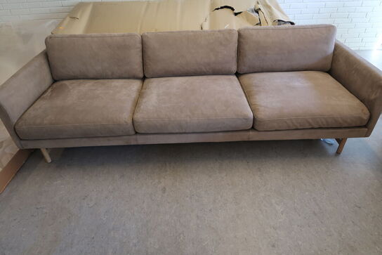 Calmo 80 sofa 3 pers. nubuck #502 læder