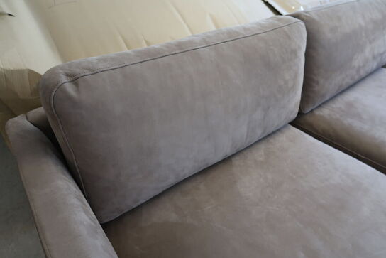 Calmo 80 sofa 3 pers. nubuck #502 læder
