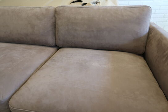 Calmo 80 sofa 3 pers. nubuck #502 læder