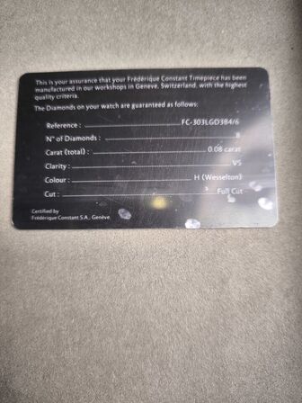 Ur FREDERIQUE CONSTANT Ladies - 36 mm